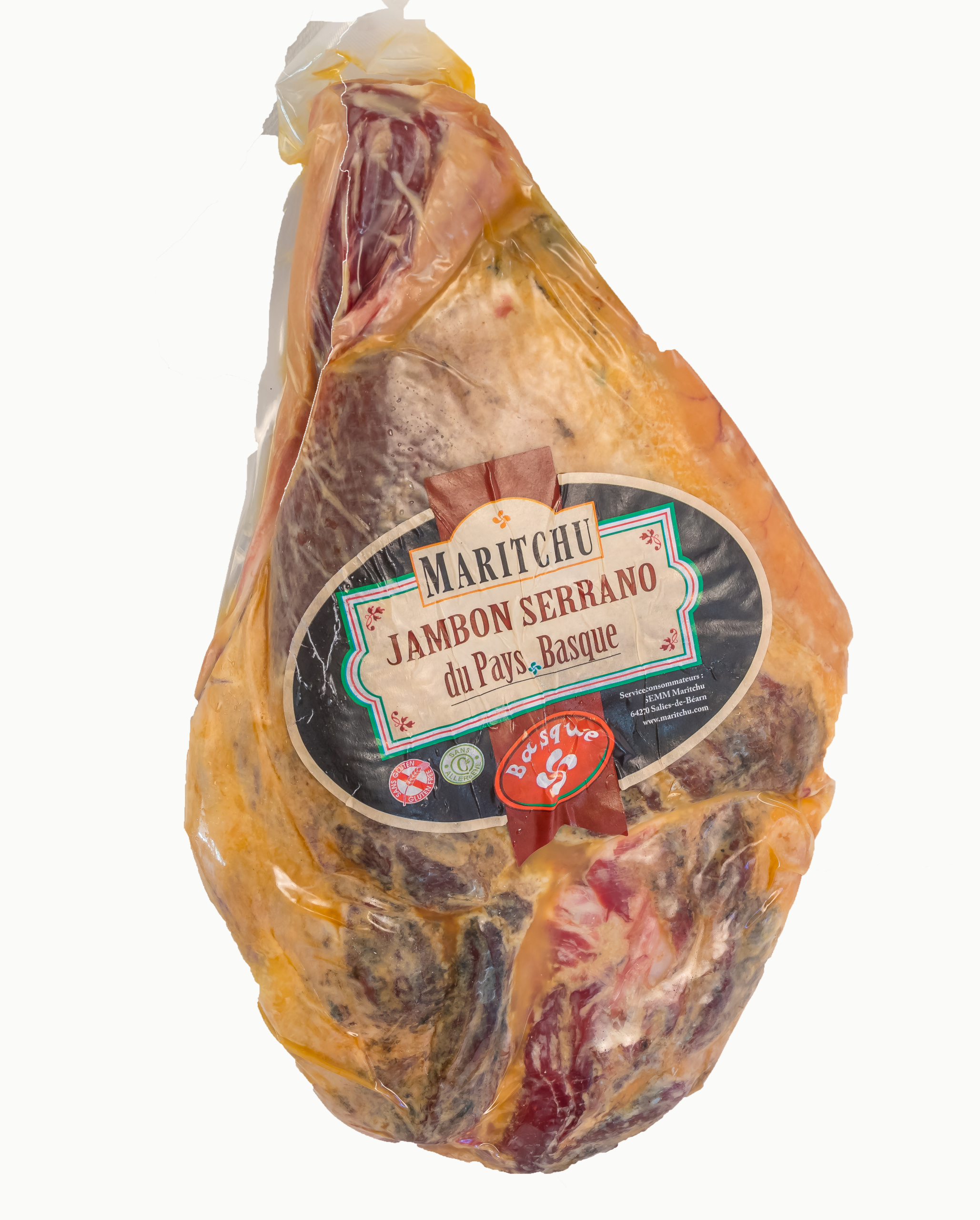 Jambon Serrano du Pays Basque 12/14 mois entier (5.5 kg approx.)