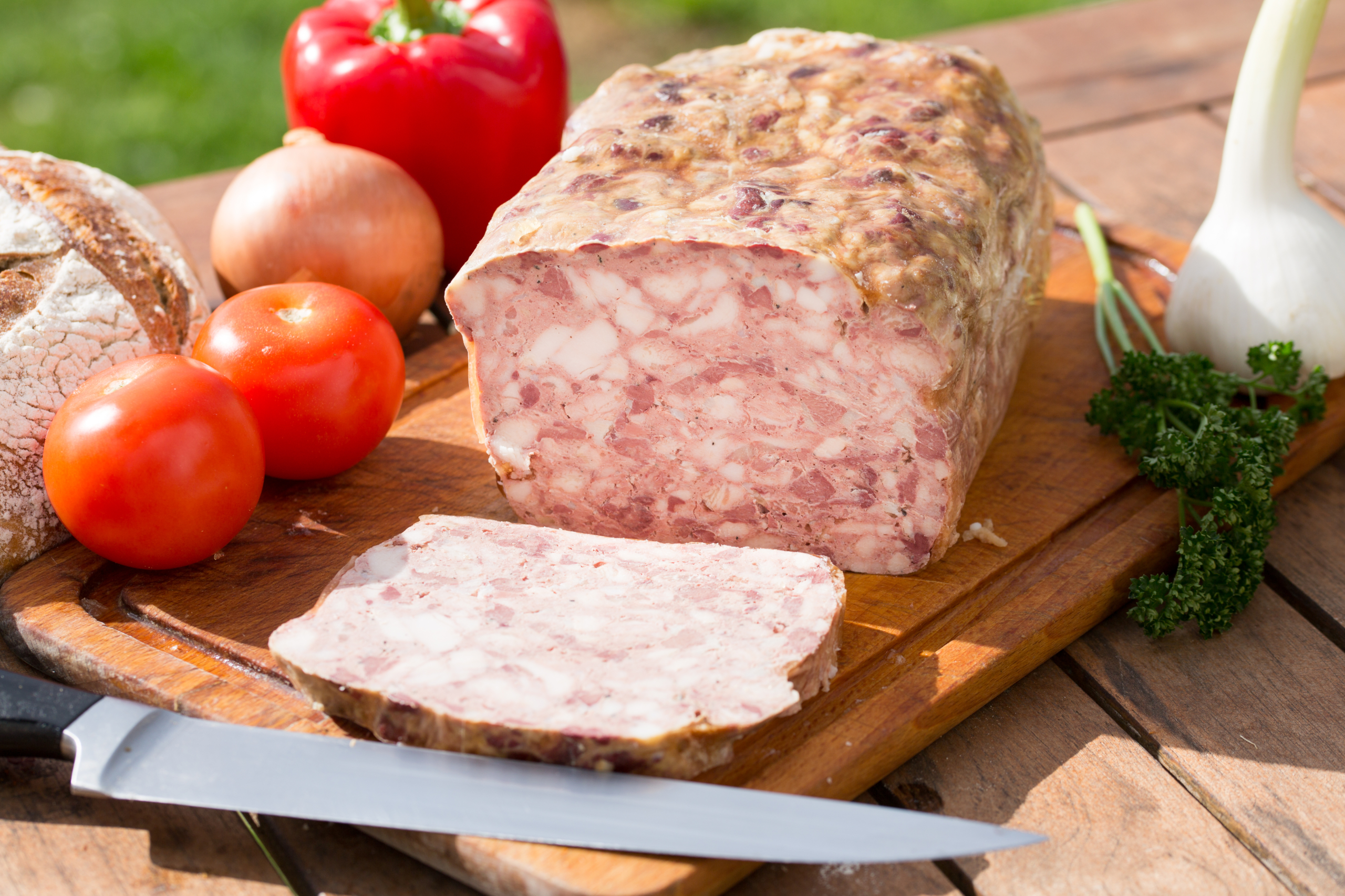 Pâté de campagne cuit au four demi 1.3 kg